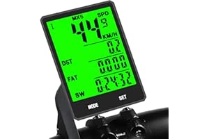 KASTEWILL Compteur Kilometrique de Vélo sans Fil, Ordinateur de Vélo de Route Etanche avec Support et Accessoire (Type 2)