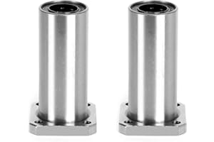 Ruimou Lot de 2 bagues de roulement linéaire linéaire LMK16UU (16 mm de diamètre intérieur) pour machine CNC, pièces d'imprimante 3D