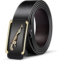 Optifit® Leather Adjustable Belt Auto with Lock Buckle Belt for