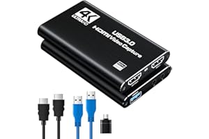 Newhope HDMI Capture Card für Streaming, Full HD 1080P 60FPS Capture USB 3.0 Game Audio Video Capture Card,für Streaming Kamera/Xbox/PS4/PS5/Switch/PC