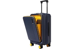 MOKOBARA Polycarbonate The Transit Cabin Pro Luggage Small Cabin Size Poly-Carbonate Hard Sided 8 Hinomoto Wheels Suitcase for Travelling (We Meet Again Sunray, 56 cm, Blue)