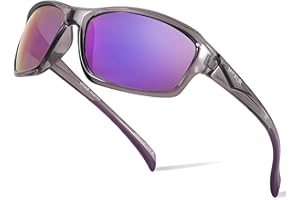 Myiaur Polarized Sports Sunglasses for Women UV Protection Mirrored Lens Sturdy Stylish Lightweight Wrap Around Shades M8165