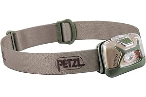PETZL - Stirnlampe TACTIKKA - Unisex, Beige, Einheitsgröße, Wiederaufladbar