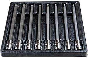 BERGEN US PRO 8PC 3/8" Dr Long Hex Bits Socket Set 160mm B1495