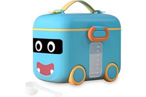 JIAHUADE Boîte Doseuse à Poudre de Lait,Distributeurs de Lait en Poudre,Boîte à Lait en Poudre pour Bébé,Distributeur de Formule pour Bébé,Conteneur Portable de Boîte de Lait en Poudre Pour Bébé en Bas âge