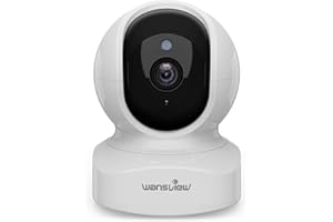 wansview Security Indoor Pet Camera, 2K Dog Camera with APP, WiFi CCTV Camera House Security for Baby Monitor, Real-time Alert 2-Way Audio Night Vision Pan/Tilt, TF Card Storage, Works with Alexa Q5