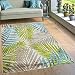 Produktbild Paco Home Designer Teppich Wohnzimmer Urban Jungle Palmen Design Braun Beige Grün Blau, Grösse:60x100 cm
