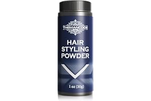 THEMANCODE Texturpuder för män, Lätt hårstylingpuder ger volym och textur för en naturlig look, Bäst för kort till medellångt