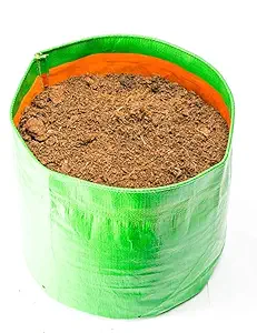 MASTER GREEN Terrace Gardening HDPE Grow Bag for Leafy Vegetable, Flower & Fruits (09