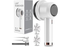 GBARAN Fusselrasierer,Fusselentferner Stoffrasierer, Elektrischer Wackelentferner für Kleidung, USB-Aufladung, Flusenentferner, Pullover-Rasierer mit 2 Ersatzköpfen für Kleidungsstoffe