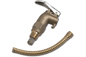 Justrite 08902 3/4'' NPT Rigid Brass Faucet