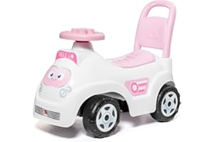 M MOLTO MOLTÓ | Correpasillos RIBLIE GO Rosa con 10 Bloques | Andador y Correpasillos 2 en 1 para Bebés | Seguro, Divertido y Colorido | De 10 a 36 Meses