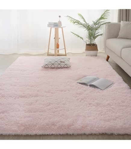 Jyswx Tapis Salon à Poils Longs - Shaggy Tapis Moderne Design - Grand Tapis Lavable Avec Le Fond Antidérapant Pour Chambre, Salon, Couloir, Dimension: 200 X 300 CM, Couleur: Blanc