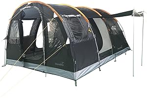 Skandika Gotland 4 Sleeper Protect - Tienda de campaña Familiar - mosquiteras - Suelo Cosido en Forma de bañera - mosquiteras