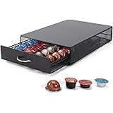 SYSYLY Cassetto Porta Cialde caffè,Porta Capsule per caffè Compatibile con Lavazza Mio,Bialetti,Vertuo,Cafissimo, Caffitaly,C