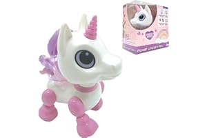 Lexibook, Power Unicorn® Mini, Mon Petit Robot Licorne, Robot Licorne avec Sons, Musique, Effets Lumineux, répétition de Voix et réaction aux Sons, Jouet pour garçons et Filles, ROB02UNI