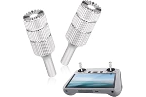 HUIGULI 2 Pcs Bâton de Contrôleur pour DJI Mini 3 Pro, Bâton de Contrôleur Allongé pour DJI Mini 3 Pro RC Controller, Joystick, Alliage d'Aluminium Joystick de Pouce de Remplacement DJI RC Controller Stick