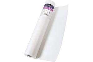 Tritart Papel Calco para Tela - Rollo Papel Vegetal de Seda 50g de 40 cm x 50 m para Patrones Costura Calcos Manualidades y Proyectos DIY