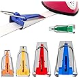 HASTHIP® Bias Tape Maker Set of 5 Sizes 5 Sizes 1/4", 3/8", 1/2", 3/4", 1" DIY Quilting Tools Kit for Fabric Sewing and Quilting