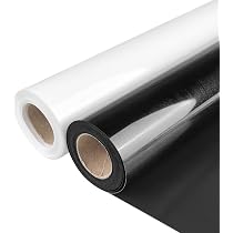 13 Rouleaux Vinyle Transfert Thermique - 9 Couleurs - Feuille Téflon - Pour T-shirts/Textiles