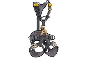 Petzl C71Cfn 2U.–.Avao Bod Croll Fast Nero, Imbracatura Comodo Per Accesos Sporco, Versione Internazionale)