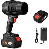 Handheld Electric Air Blower,Turbo Jet Blower Cordless,Handheld High Powerful Blow Brushless for Extra runtime,Multipurpose C