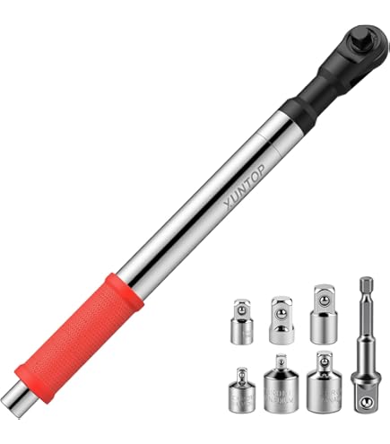 ZKTOOL Offsetsleutelverlenger, 1/2 Slagmoersleutel, Zware