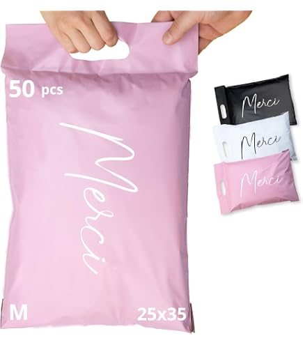 Pochettes d'expédition - Novago® - 25 x 35 cm - Plastique résistant - Imperméable - Ultra légeres - Bricolage