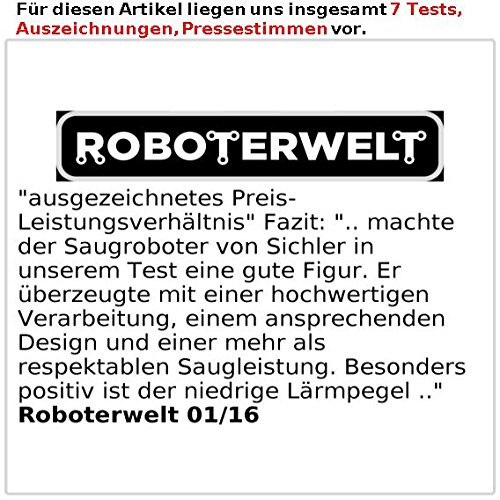 Sichler Haushaltsgeräte Staubsauger-Roboter PCR-3550UV mit Ladestation, HEPA Filter & UV-Lampe - 6