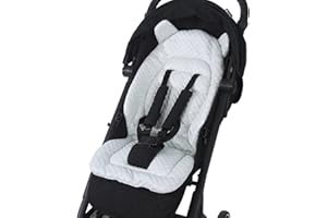 XGOPTS Cute Baby Pushchair Seat Liners Universal Pram Soft Comfy Seat Cushion Infant Newborn Baby Stroller Reversible Plush Mesh Liner Pad for Pushchair Pram Stroller High Chair Buggy 80×40cm