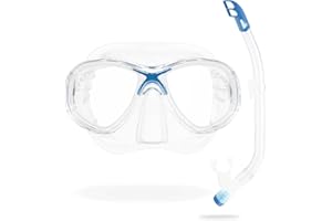 ‎CRESSI Cressi Marea Jr - Maske oder Maske Marea Jr + Schnorchel Top zum Tauchen und Schnorcheln, Einheitsgröße, Kinder Unisex
