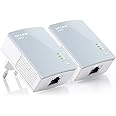 [Vecchio Modello] TP-Link TL-PA411KIT AV500 Nano Starter Kit di Adattatori Powerline, 1 Porta Ethernet, 500 Mbps, Plug & Play