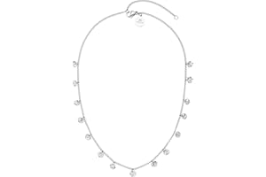 Purelei® Malihini Kette – Verstellbare Damen Kette 35-40 cm – Wasserfest & Langlebig aus Edelstahl – Elegante Halskette mit geprägten Coins im orientalischem Flair