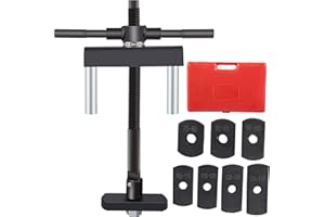 VEVOR Extractor de engranajes con rodamiento interno, extractor universal de 2 brazos de 75-138 mm, extractor de cilindros de acero 45, 7 placas de extracción, extractor manual de carcasa