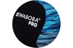 Waboba Pro Water Bouncing Ball – High Performance Ball That Skips & Bounces on Water, Durable Outdoor Pool, Lake & Beach Toy for Teens & Adults - Blue Waves