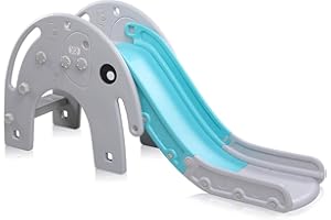 Baby Vivo zjeżdżalnia dla dzieci na świeżym powietrzu i w pomieszczeniach dla dzieci, ogród słoń w kolorze szarym