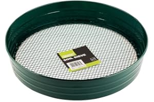 Draper Garden Sieve for Soil and Stones | Metal Heavy Duty Soil Compost Sieve | Earth and Rocks Sifter Riddler | 17998