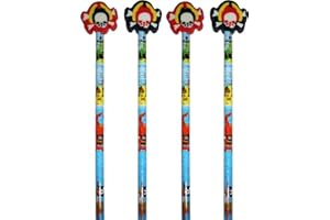 HENBRANDT Party2u Pirate pencil with eraser on top (8 Supplied)