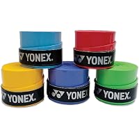 Yonex Tech-501B Badminton Grips (Multicolour, Pack of 5)