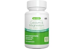 IGENNUS HEALTHCARE NUTRITION Calcium & Magnésium Marin – Complexe Minéral avec Vitamine D3, K2 et Bore, pour la Santé des Os, 100% Vegan, sans additifs indésirables, 60 comprimés – par Igennus