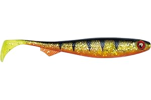 Fox Rage Slick Shad – Poisson en caoutchouc pour la pêche au lancer des brochets, sandres et perches, leurre en caoutchouc pour la pêche au jig et à la dandine