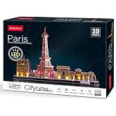 CubicFun Paris 3D Puzzle 115 Par&ccedil;a (LED Işıklı)