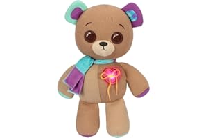 THREADY Bear - Osito de Peluche Interactivo, Osito Que Cobra Vida para Convertirse en tu Mejor Amigo, Mueve Sus Ojos y Emite Sonido Cuando le Hablas, Niños de +5 años, Famosa (THR00000)