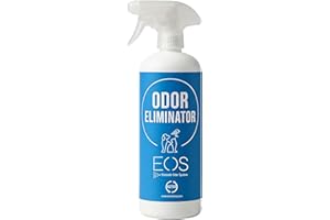 ELIMINATE ODOR SYSTEM S.L. EOS (1 litre) Elimine instantanément les odeurs d'animaux domestiques. pour tous types d'animaux (chiens, chats...) et applications (canapés, litières, lits) Nettoyeur d'urine enzymatique