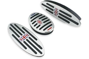 Heinmo Auto Gas Freno Frizione Pedale Pedale Piastre Passo Poggiapiedi Coper tura per Cooper R50 R55 R56 R60 R61 F54 F55 F56 F60 Countryman Clubman Paceman Pedali Coper tura (Auto-3PC Red)