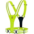 LUMEFIT Reflective Vest – Premium Running Vest with 360-degree Visibility – Unisex Hi Vis Led Vest for Running, Cycling, Walking – Lightweight and Adjustable – USB Rechargeable Battery