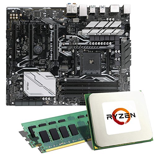 AMD Ryzen 7 1700X / ASUS PRIME X370-PRO / 16GB Mainboard Bundle | CSL PC Aufrüstkit | AMD Ryzen 7 1700X 8x 3400 MHz, 16GB RAM, GigLAN, 7.1 Sound, USB 3.1 | Aufrüstset | PC Tuning Kit