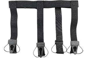 F Fityle Support de Jarretelles de Hockey, Sangle de Jock, Bretelles rembourrées, Chaussettes, Porte-Jarretelles, Sangles de Soutien pour Le Hockey sur Gazon,