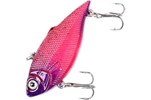 Major Fish VIB Vibrbait Lipless Crankbait 7 cm Leurre vibrant pour perche, brochet, truite