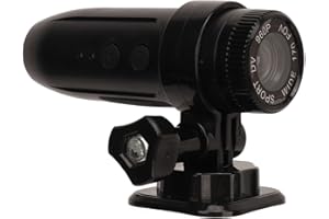 Tangxi Cámara para Casco de Motocicleta, Cámara de Vídeo Portátil Impermeable 960P HD para Bicicleta con Soporte, Cámara de Acción Deportiva con Gran Angular de 170 Grados para Exteriores